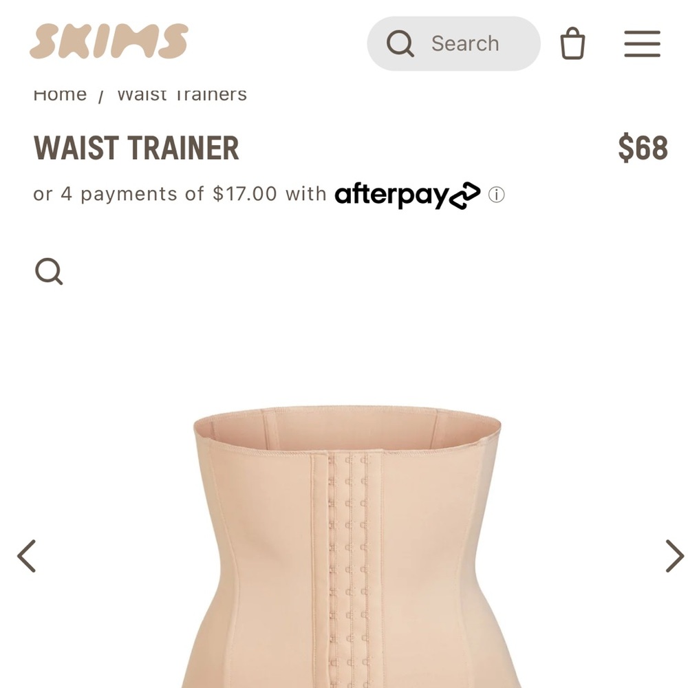 SKIMS waist trainer